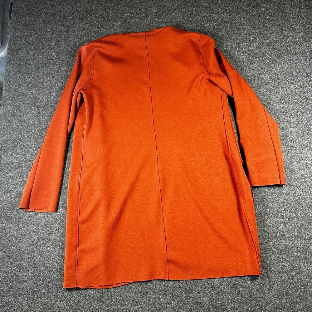 Carolina Belle Montreal Open Front Jacket Cardigan Rust Orange SZ LG NWOT Career - Picture 2 of 7